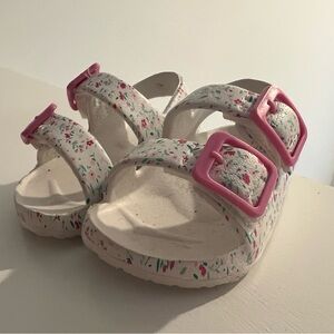 Kids Sandals with Pink Accents